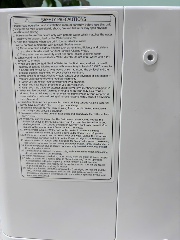Máy Lọc Nước Điện Giải OSG Human Water Lavien’ HU-150 Chuẩn Nhật