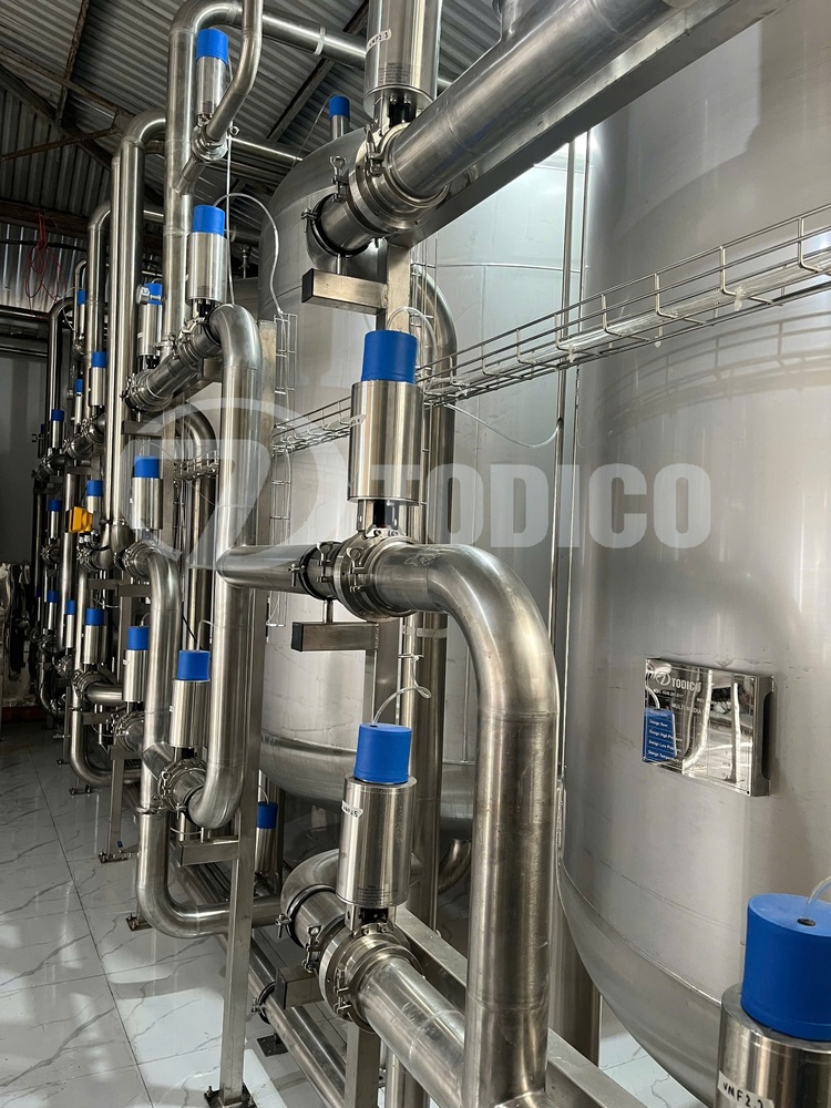 Hệ thống xử lý nước cho nhà máy sữa bò