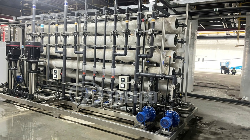 Hệ thống xử lý nước RO, DI công suất 12 m3/h