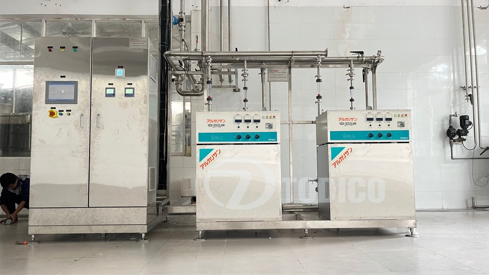 Hệ thống xử lý nước điện giải ion kiềm Alkaline