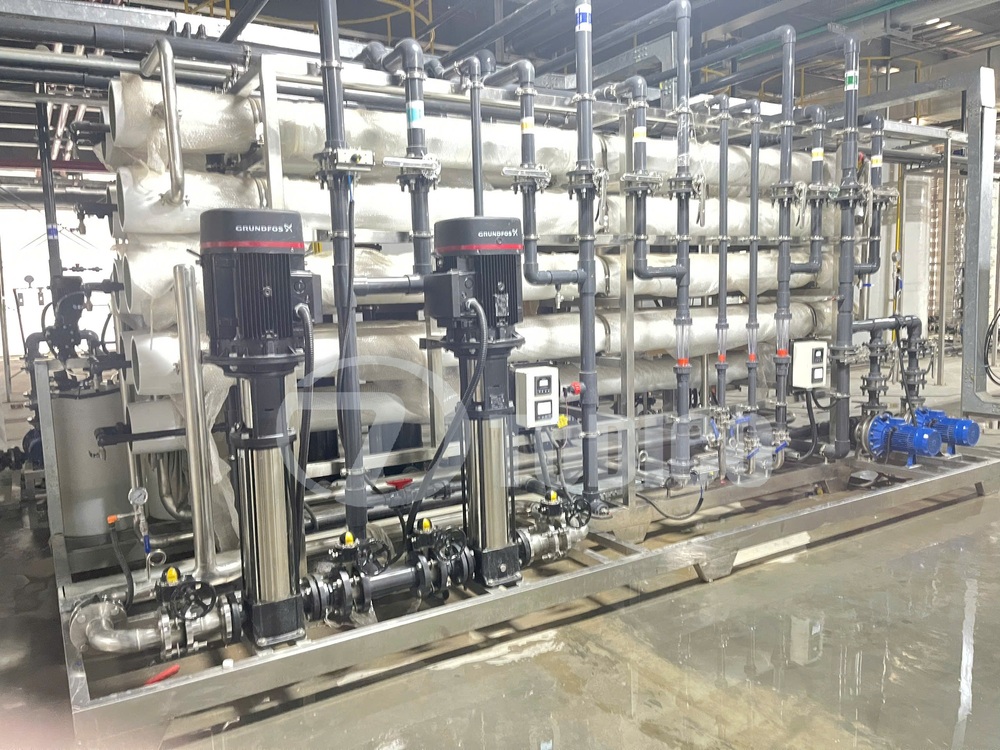 Hệ thống xử lý nước RO, DI công suất 12 m3/h
