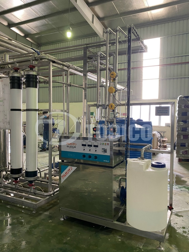 Hệ thống điện giải ion kiềm công nghiệp